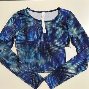 Lululemon Wunder Train Cropped LS